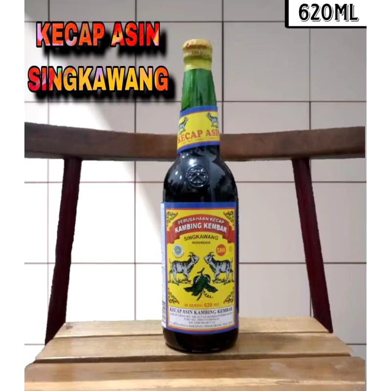 

[ 620 ml ] Kecap Asin Kambing Dua SIN NYUN HIN Perusahaan Kecap Singkawang Indonesia