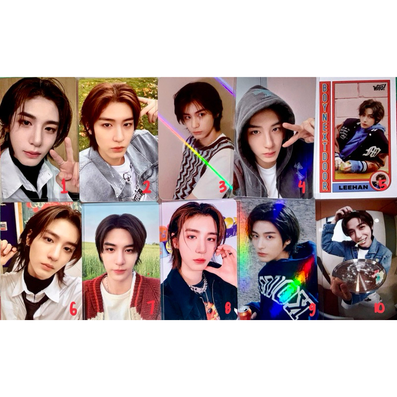 BOYNEXTDOOR Leehan Official Photocard | Leehan Photocard Leehan Boynextdoor | PC Sungho Riwoo Jaehyu