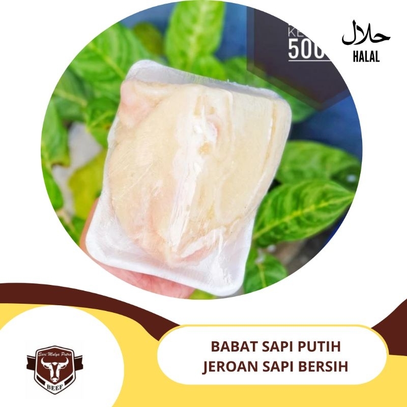 

babat putih / babat sapi bersih / babat rebus matang 500gr