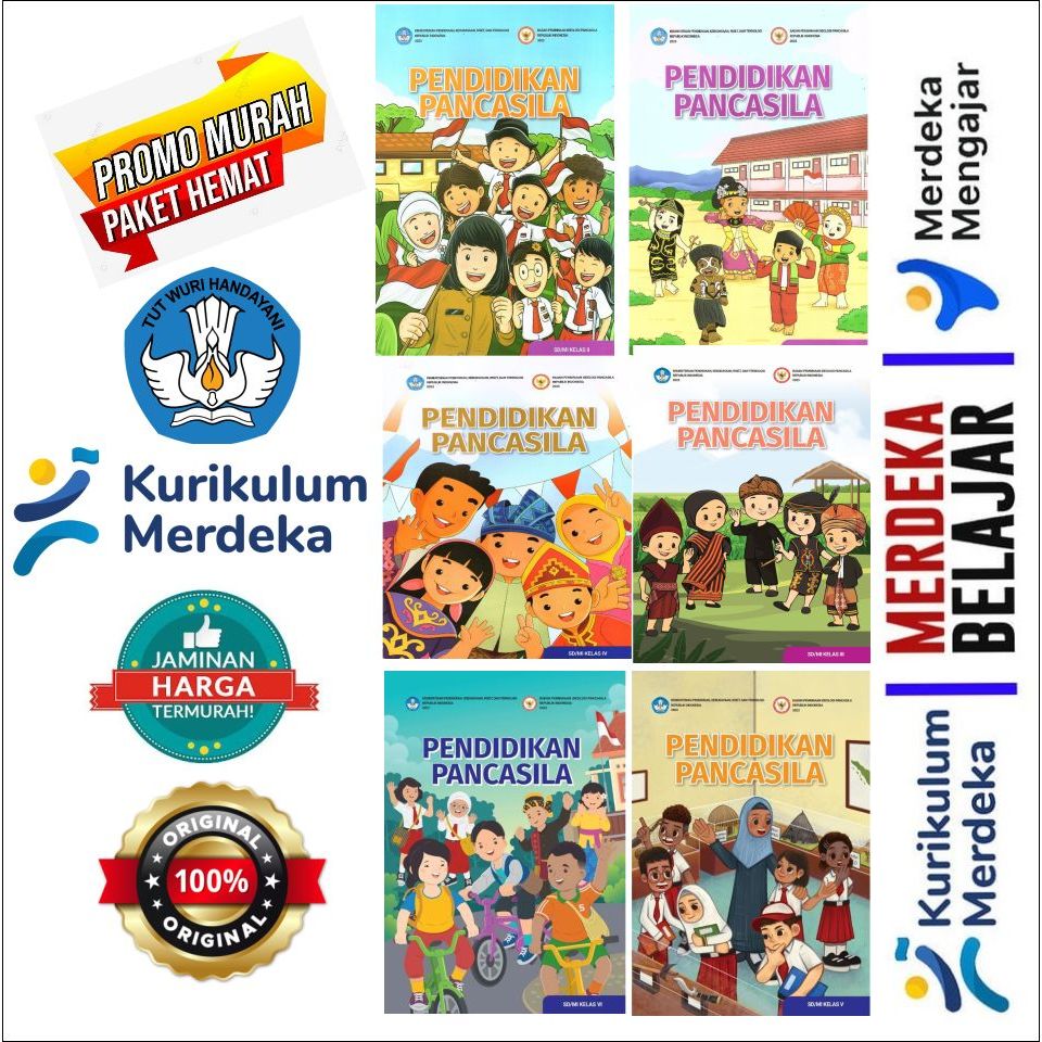 

Buku Pancasila kelas 1 - 6 SD / MI - Kurikulum Merdeka - kemendiknas