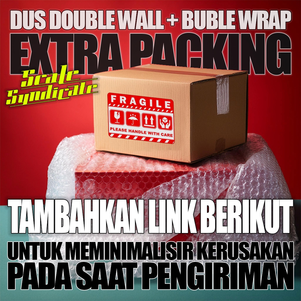 

EXTRA PACKING ( Dus Double Wall & Buble Wrap ) packing khusus agar meminimalisir kerusakan pada saat pengiriman