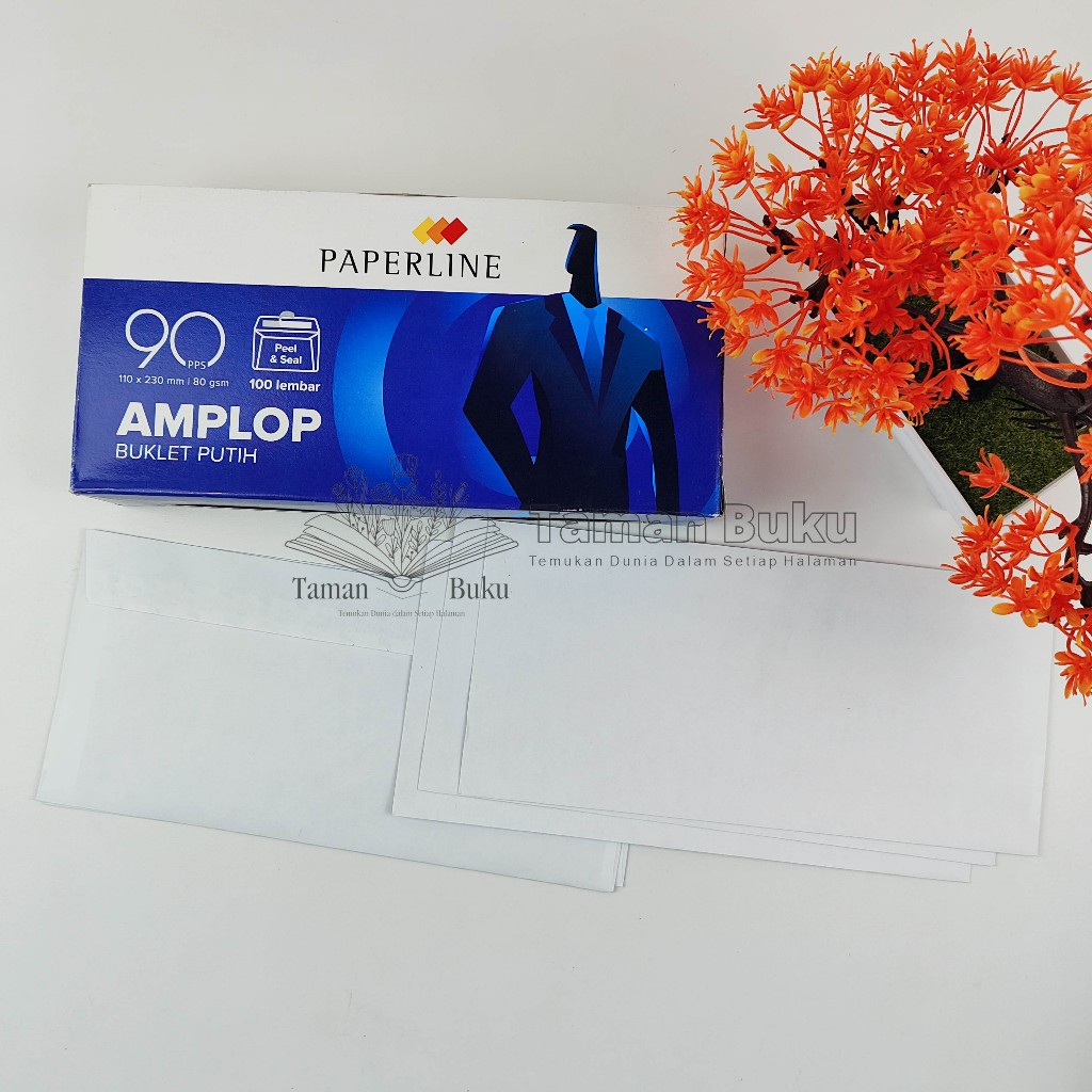 

Amplop Besar Paperline Putih 90PPS 100 Lembar 80 gsm 110x230