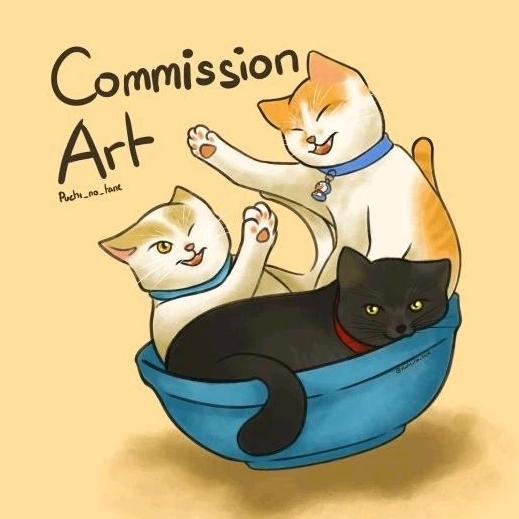 Art Commission | Ilustrasi | Jasa Gambar Kucing