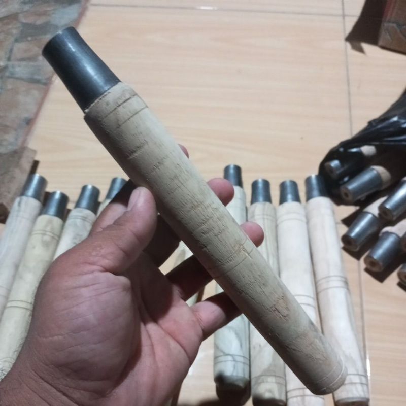gagang arit/sabit kayu jati karah tebal