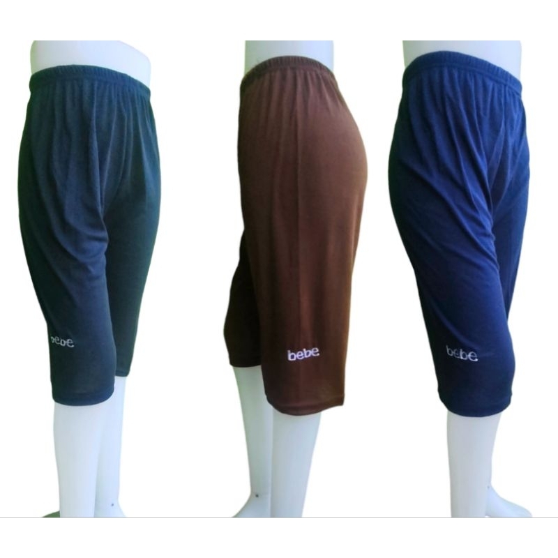 Celana Pendek Harian 7/8 Bebe Polos Celamis Wanita