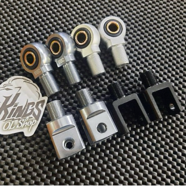 kaki anting mounting dudukan shok shockbreaker model O dan U drat 17mm bebek - matic untuk shock Dbs