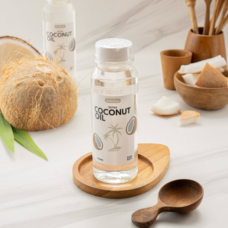 

Pure Extra Coconut Oil 250ml - Ameena Minyak Goreng Kelapa 100%