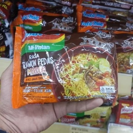 

Mie Indomi Rasa Rawon Pedas Mercon 1 Pcs