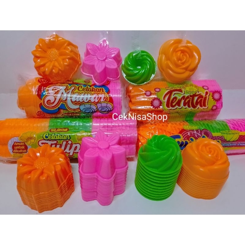 Cetakan kue Twister / Cetakan kue mawar besar  / Cetakan kue tulip / Cetakan kue teratai / Cetakan k