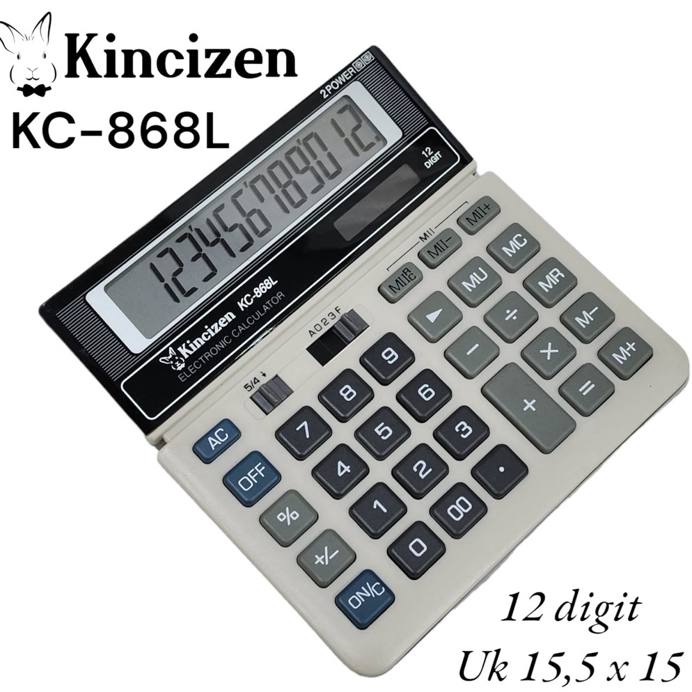 

KODE O43A KALKULATOR KINCIZEN KC868L SDC868L 12 DIGIT KALKULATOR CITIZEN SDC868L SDC868L