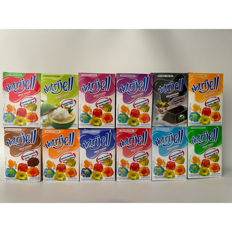 

NUTRIJELL - Jelly Powder Kemasan Ekonomis 10gr 1 KOTAK/PAK