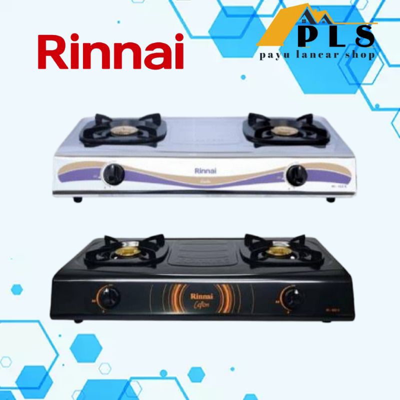 kompor RINNAI RI-522 E, kompor rinai 2 tungku , kompor 2 mata