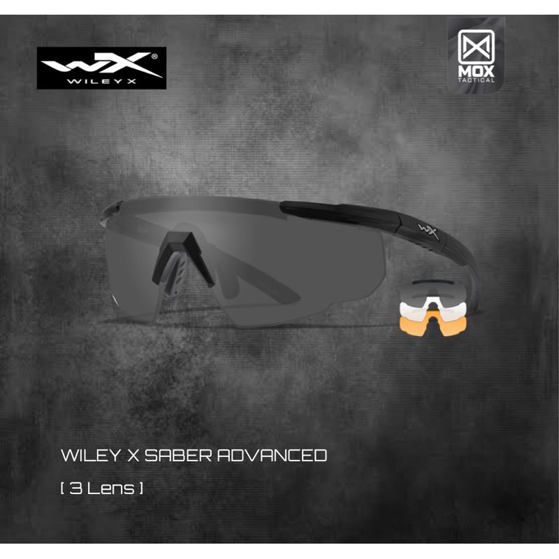 WILEY X SABER ADVANCED [ 3 Lens ] | Kacamata Pria