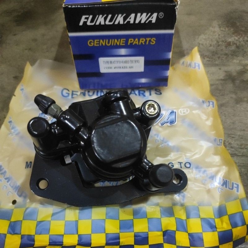 kaliper depan kaliper rem cakram honda scoopy beat spacy vario 110 techno fukukawa