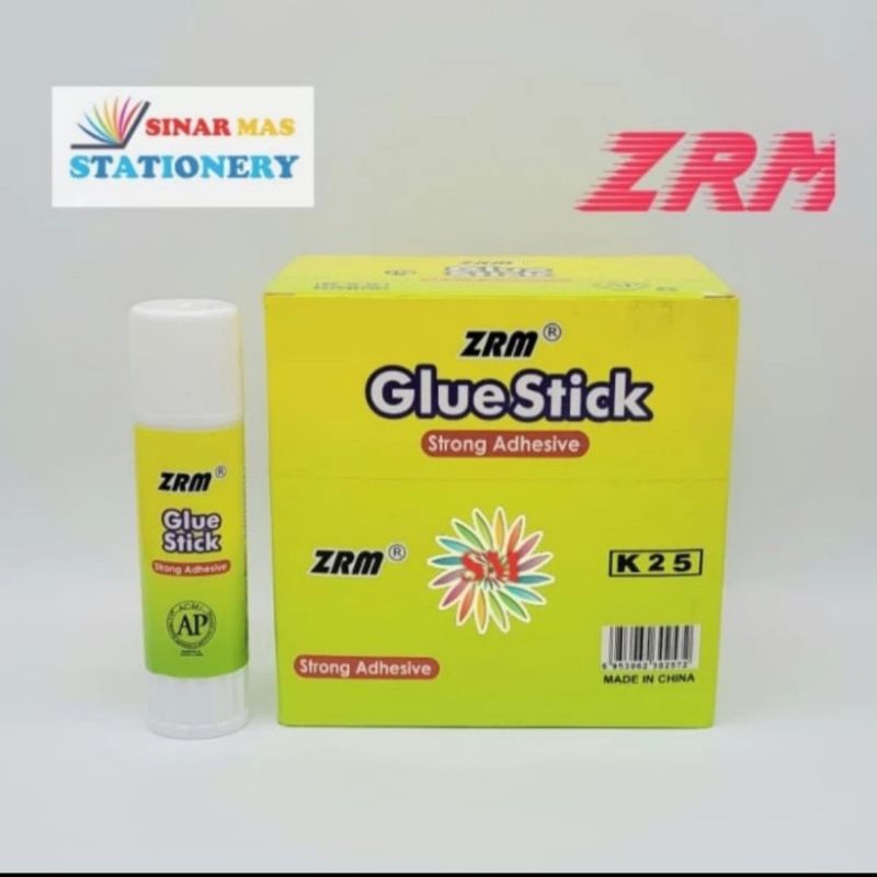 

Glue stick ZRM 25 gr / Lem Kertas Stick Putar Besar K-25 - 1 pcs