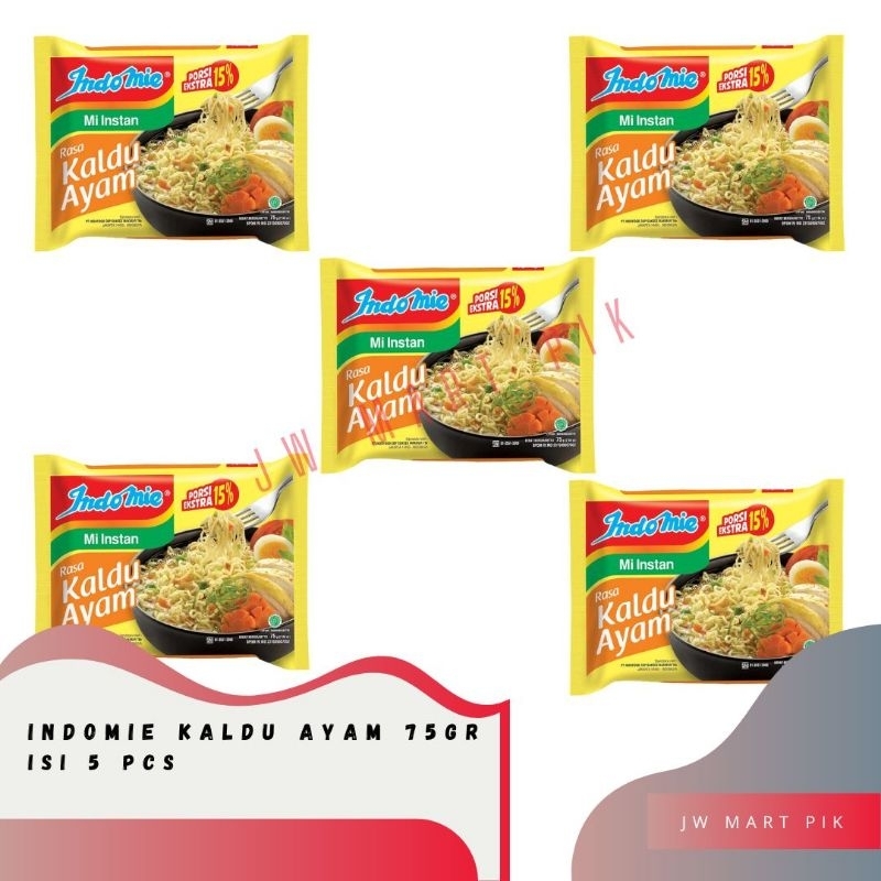 

Indomie Kaldu Ayam 75gr Isi 5 Pcs