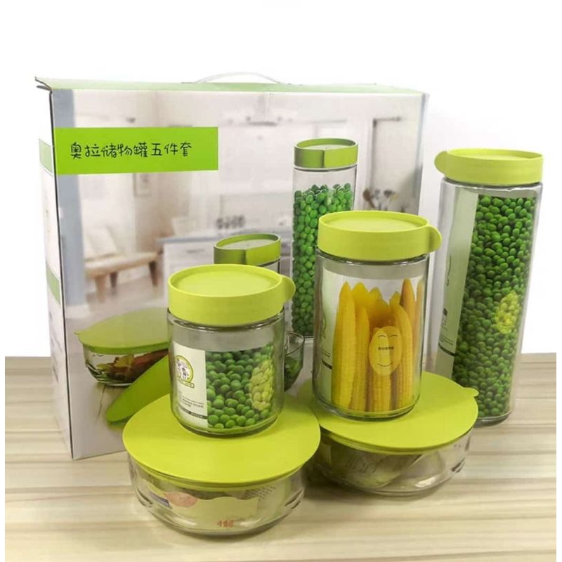 toples hijau/toples kaca/toples kekinian/toples kue kering/toples set kacang hijau