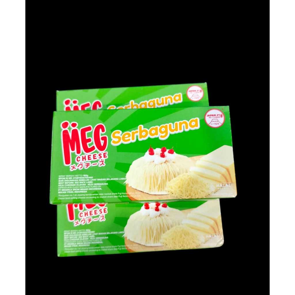 

Keju Cheddar Meg serbaguna 160gr