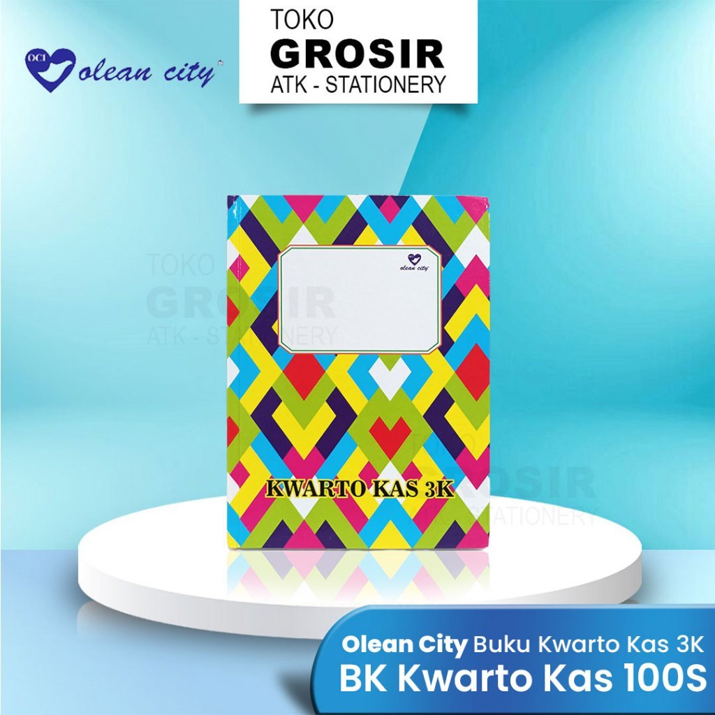 

Buku Kas Kwarto 3K Hard Cover Isi 100 Lembar Olean City / OLEAN CITY BK Kwarto Kas 3K 100S 622204KK