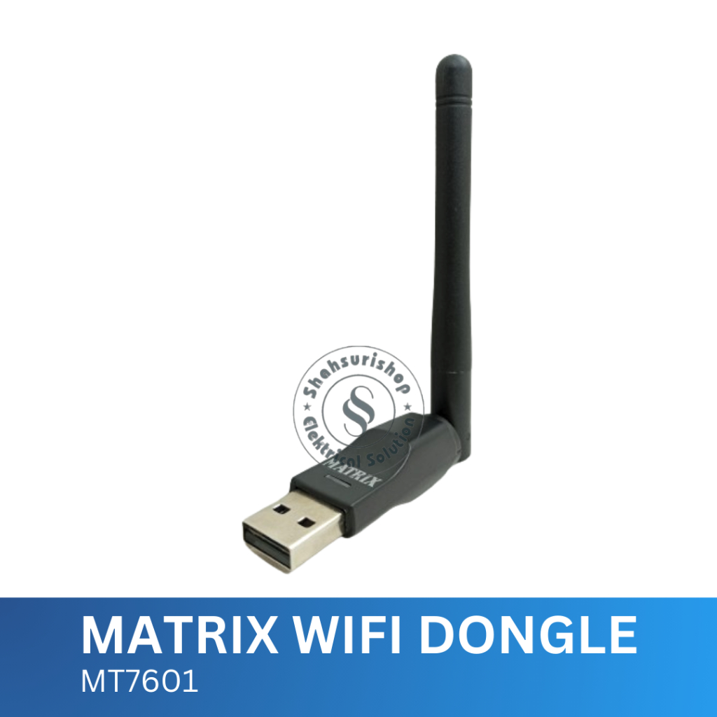 MATRIX USB WIFI SET TOP BOX DONGLE MT7601 STB ADAPTER ANTENA WIFI ANTENA PC LAPTOP