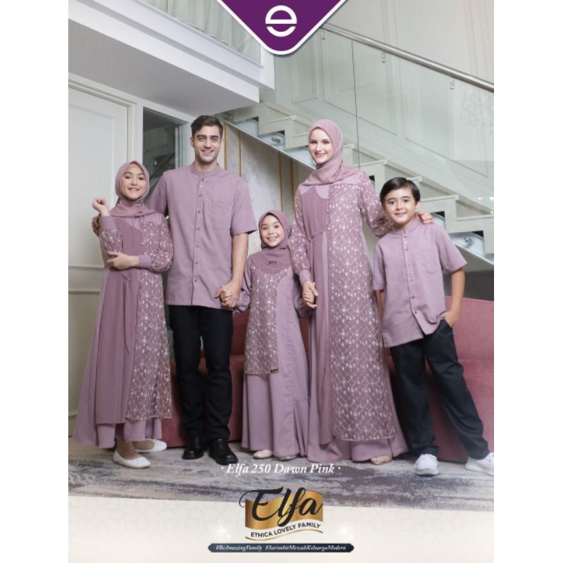 sarimbit keluarga gamis anak by ethica