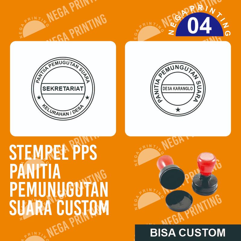 

Stempel PPS Panitia Pemungutan Suara Custom / stempel terbaru / stempel