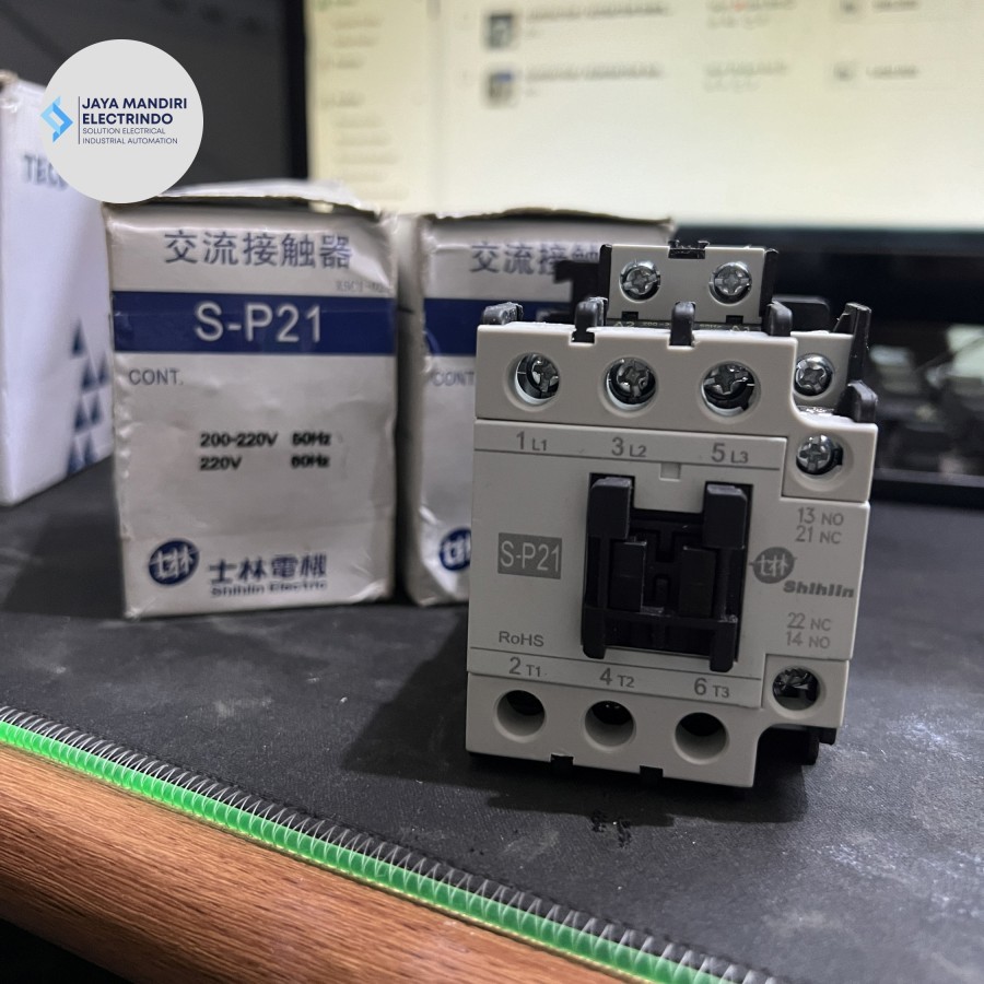 CONTACTOR / KONTAKTOR SHIHLIN S-P21 SP21 S P21 / 11KW 3PHASE 220V AC