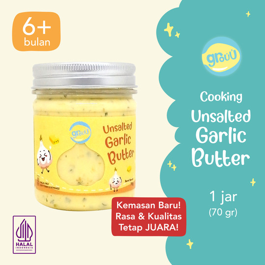 

Grouu - Makanan Bayi dan Anak - Bumbu Masakan Unsalted Garlic Butter