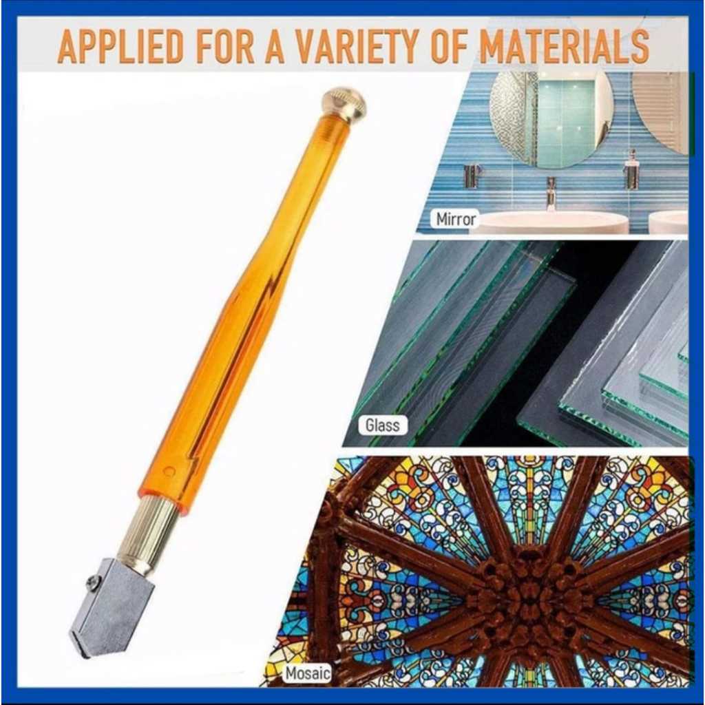 

Alat Pemotong Potong Pisau Kaca Minyak Keramik Oil Glass Roll Cutter - MTC-NS051