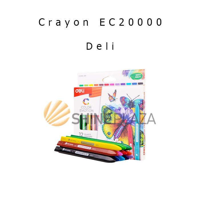 

Crayon Deli EC20000 12 Colors - Krayon Halus Deli 12 Warna