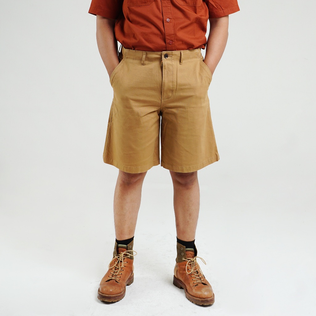 Celana MGEE Original - Celana Chinos Pendek Original MGEE Rows CKPS 005 Mustard