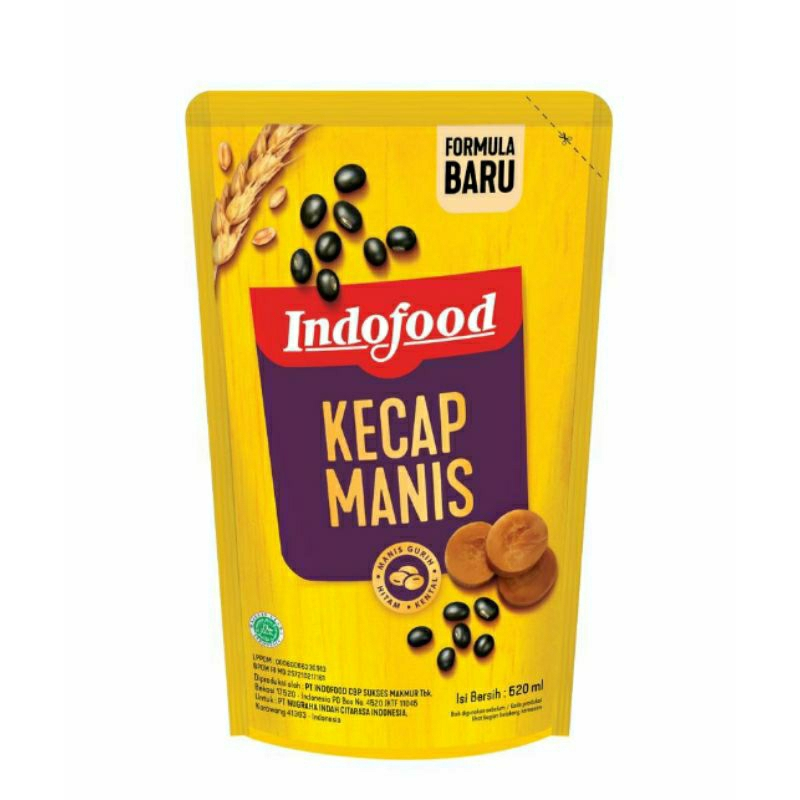 

Indofood Kecap Manis Refill 520ml Manis&Gurih