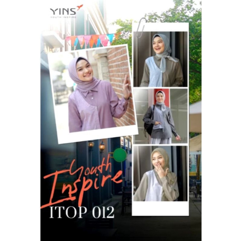 ATASAN ITOP 012 ,ATASAN BLOUSE, ATASAN INSPIRE