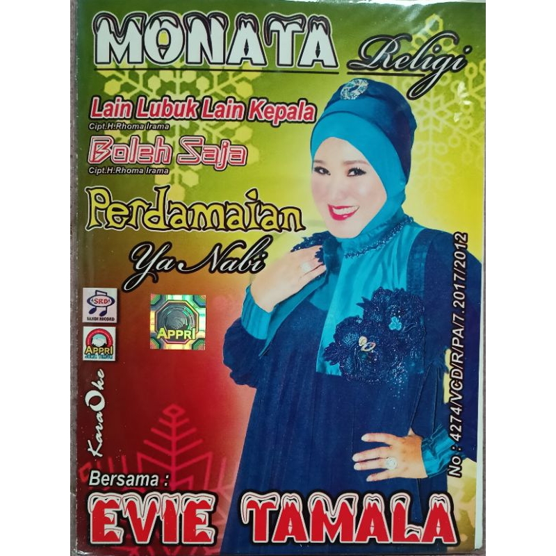 VCD original album the best of Evie Tamala religi