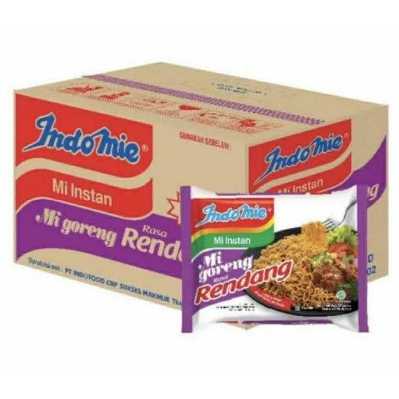 

INDOMIE MIE GORENG RENDANG PCK 91g/DUS ISI 40