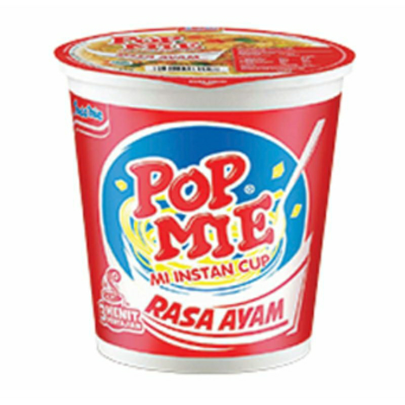 

POP MIE MI INSTAN RASA AYAM CUP 75g/pcs