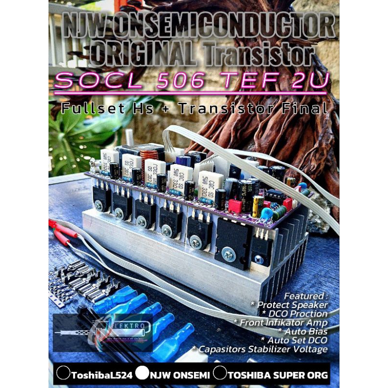 FullSet NJW ON Semi Driver SOCL 506 TEF 2U (15cm/5TF) | Amplifier | Quality Part SOCL 506TEF
