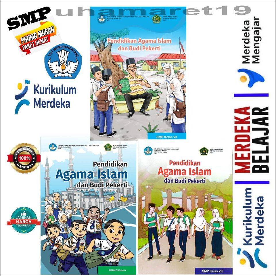 

Buku Pendidikan Agama Islam ( PAI) kelas 789 SMP - Kurmer. kemndiknas