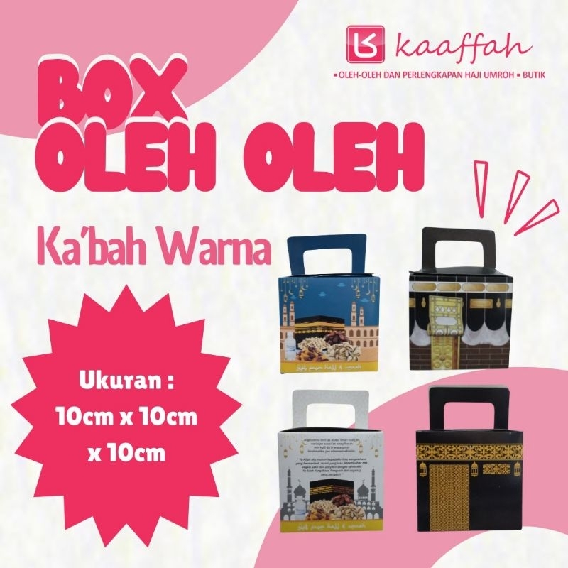 

Box oleh oleh ka'bah warna