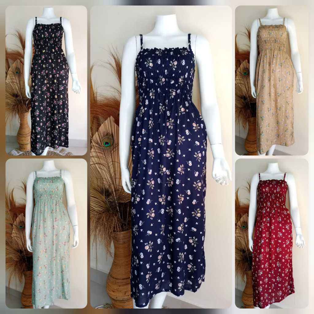 Daster Panjang Tali Satu Motif Bali Terlaris YUKENSI