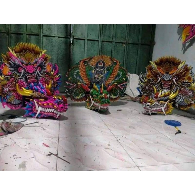 barongan devil murah meriah ndas jaman