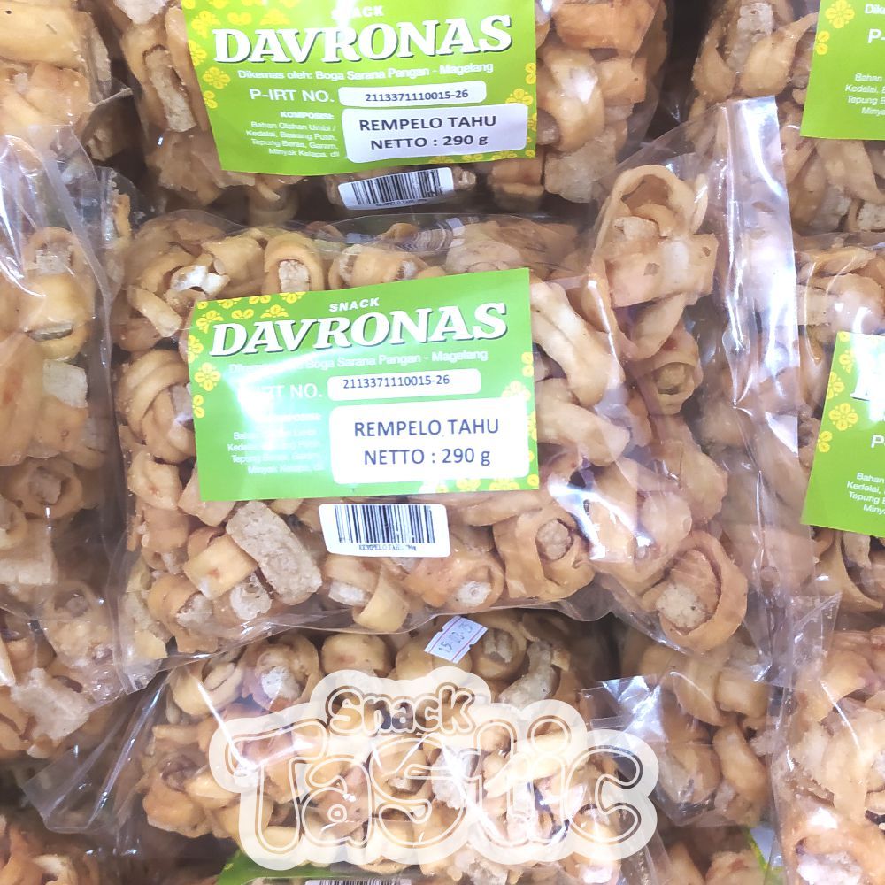 

Rempelo Tahu 180 gr DAVRONAS / camilan dan oleh-oleh khas Magelang, Jogja, Purworejo, Wonosobo