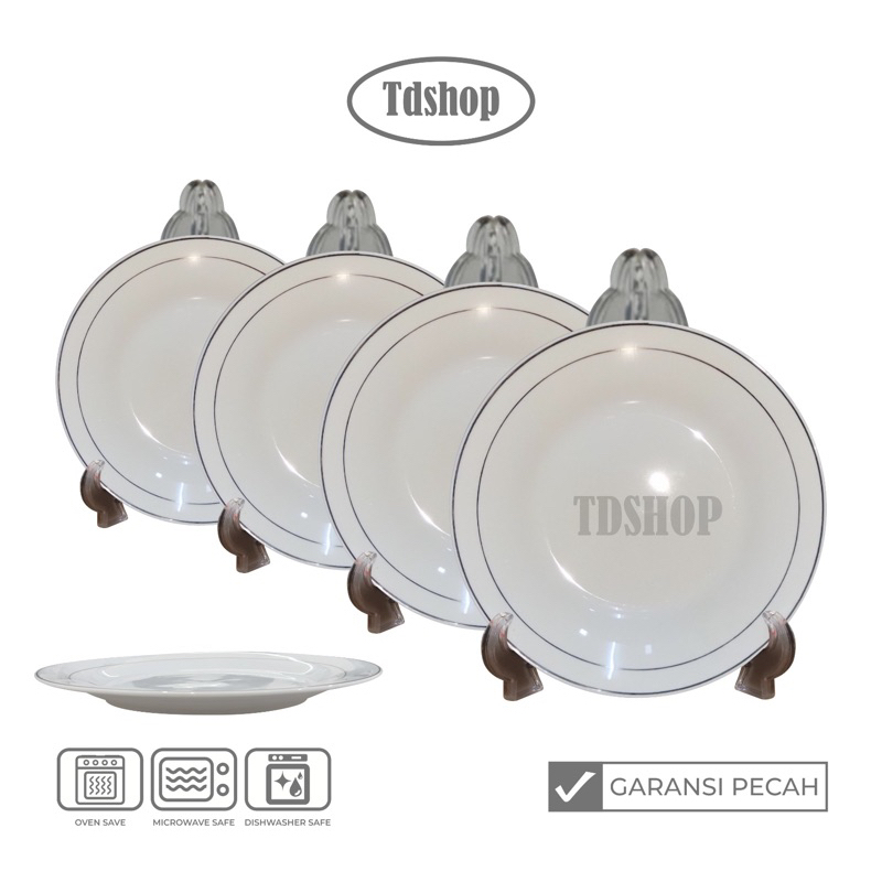 TDSHOP PIRING KERAMIK MAKAN CEPER LISMAS 6inch - 9inch