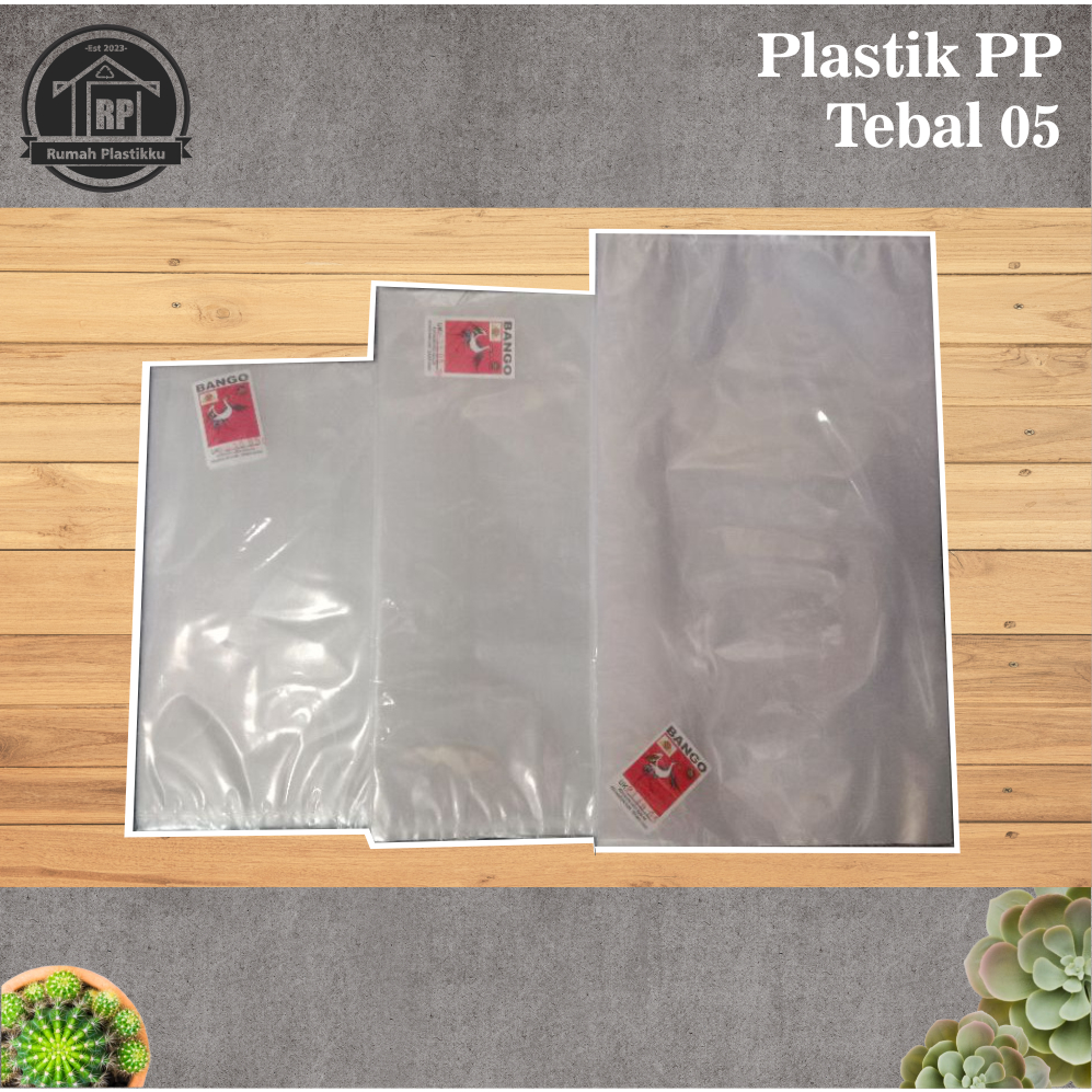 [Tebal 05] Kantong Plastik PP Tebal 05