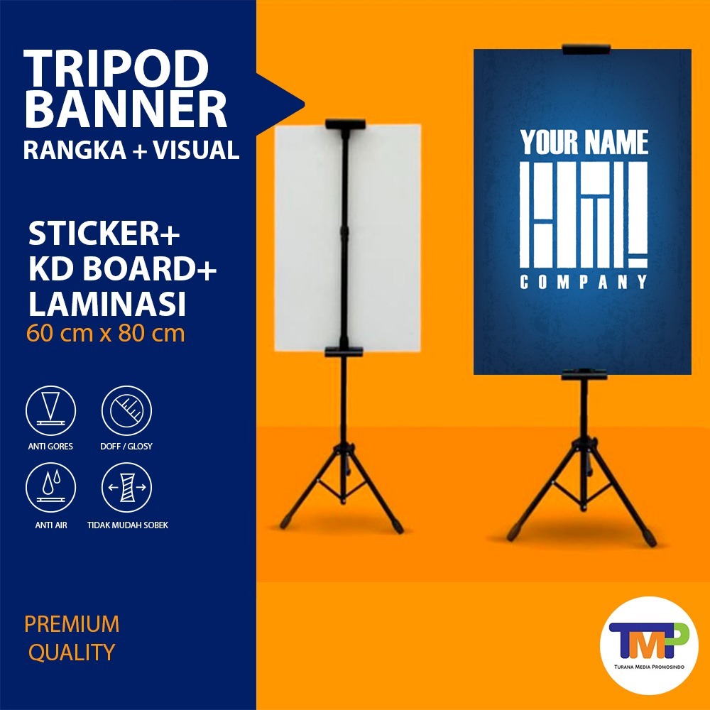 Cetak Tripod Banner 60x80 Cetak Sticker Ritrama