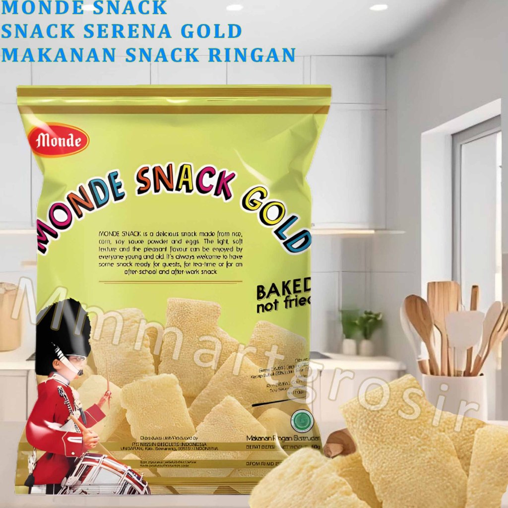 

Monde Snack / Snack Serena Gold / Makanan Ringan Ekstrudat / 60gr