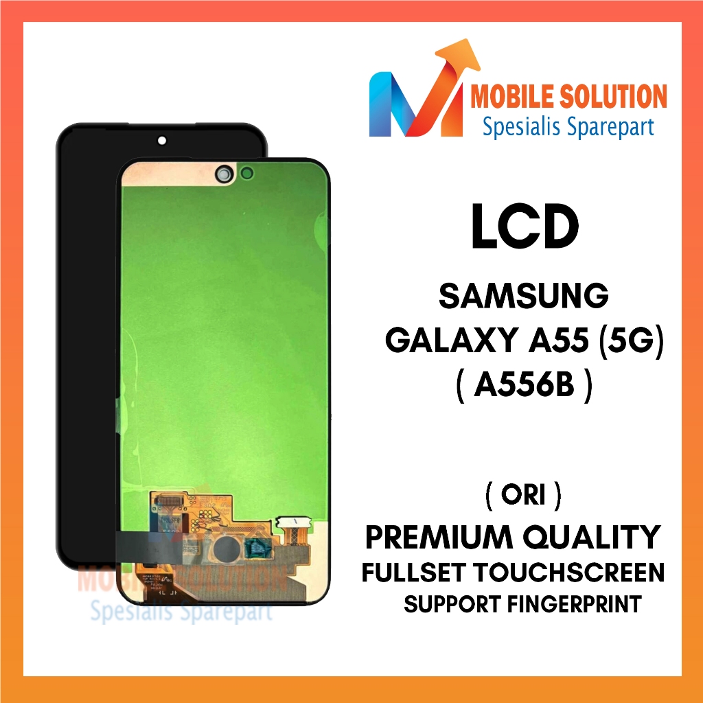 Grosir LCD Samsung Galaxy A55 5G (A556B) FingerPrint ORIGINAL 100% Fullset Touchscreen+PackingBubbel