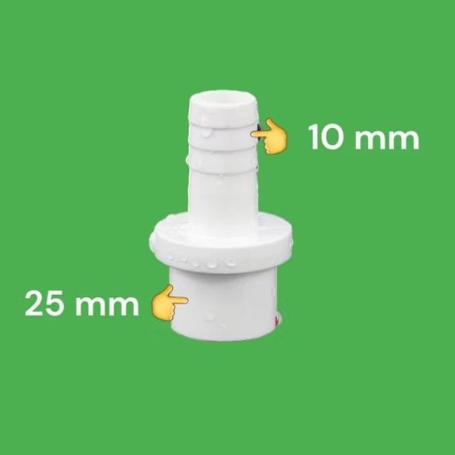 Konektor adaptor selang ke pipa pvc