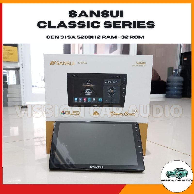 HEADUNIT ANDROID SANSUI CLASSIC GEN 3 9INCH
