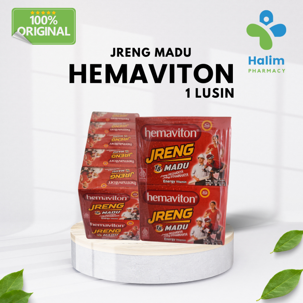 

Hemaviton Jreng T8 Madu - LUSIN (Minuman Penambah Stamina)